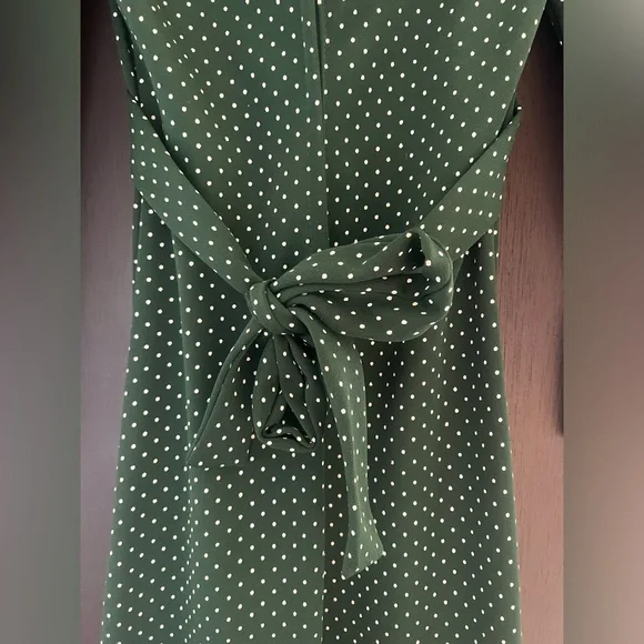 Vintage 70s Bib Front Tie Back Prairie Long Sleeve Maxi Dress - Picture 9 of 14